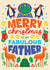 Classic Christmas Card - Fabulous Father - Reindeers created by OBJECTABLES