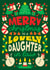 Cute Christmas Card - For Daughter In Law - Stockings created by OBJECTABLES