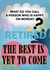 Happy and new starting card for retired people created by Vektorama
