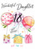 Traditional Birthday Card - 18th - For Daughter created by Katie Phythian Design