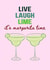 Funny Margarita Birthday Card for Tequila Lovers with Cocktail Humour created by Jenny Cleeton