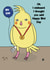 Funny Birthday Card - Bird Day - Balloon created by Blessherlittleartoons by Amy
