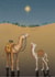 Cute camel mother and baby Christmas card created by LeopardyNonsense
