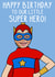 Cute Birthday Card - Our Little Superhero created by OhJaye