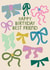 Classic Birthday Card - For Best Friend - Bows created by Raspberry Blossom
