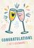 Cute Congratulations Greeting Card for your Best Friend. created by LuxeLumination
