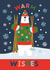 Cute Christmas Card - Skiing Polar Bear created by Mifkins