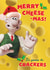 Funny Christmas Card – Cheese & Cracker Pun – Wallace & Gromit created by Danilo