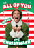 Funny Christmas Card – Elf OMG It’s Christmas – Festive Movie Design created by Danilo