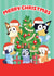 Cute Christmas Card – Bluey Merry Christmas – Family Tree Design created by Danilo