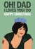 Funny Gavin and Stacey themed Christmas card featuring Nessa Jenkins. Oh! created by Hello Sausage