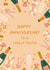 Classic Anniversary Card - Lovely Couple - Champagne created by The Pattern Press