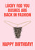 Funny Birthday Card - Skims Thong - Bush Is Back In Fashion created by Violet and Alfie