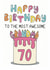 Classic Birthday Card - 70th - Awesome Grandma created by Schnauzer Scribbles