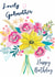 Traditional Birthday Card - For Godmother - Pretty Floral Bouquet created by Katie Phythian Design
