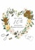 Traditional 10th Wedding Anniversary Card - Floral Heart created by Katie Phythian Design