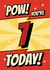 Classic Birthday Card - 7th - Comic - Pow! created by @Cupsie's Creations