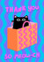 Cute Thank You Card - For Cat Lovers created by The Paper Tail 