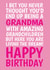 Funny Birthday Card - For Grandma - Amazing Grandchildren created by @Cupsie's Creations