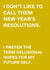 Funny New Year Card - Resolutions - Delusional Hopes For My Future Self created by original fox designs