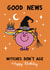 Funny Mr.Men Birthday Card - Witches Don't Age - Halloween Birthday created by Mr. Men