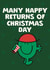 Funny Christmas Card - Mr. Muddle - Mr Men created by Mr. Men