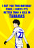 Funny Leeds United Birthday Card - Ao Tanaka Themed - LUFC created by ZB CREATIVE