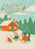 Vintage cozy winter wishes created by Sabrin Deirani