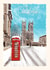 Classic Christmas Card - London - Winter Scene created by Suzanne Taktak