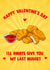 Funny Valentine's Day Card - Last Nugget created by Poppy & Mabel 