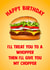Funny Birthday Card - Whopper created by Poppy & Mabel