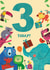 Cute 3rd Birthday Card - Animals created by Rocket68