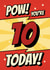 Classic 10th Birthday Card - Comic - Pow! created by @Cupsie's Creations