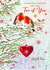 Traditional Christmas Card - For The Two Of You - Robins created by Nigel Quiney