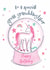 Cute Birthday Card - For Great Granddaughter - Unicorn created by Katie Phythian Design