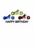 Fun Happy Birthday Card - Motorcycles - Bikes created by Little Takeover