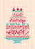 Classic Birthday Card - For Her - Cherry Cake created by Jessie Maeve Studio