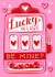 Classic Valentine's Day Card - Lucky In Love created by Alice Griffiths Illustration