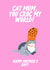 Cat Mum You Croc My World! Happy Mother's Day! Funny Crocs Card For Cat Owners created by The Marmalade Cat