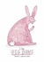 Cute Anniversary Card - Big Buns - Bunny Rabbit created by Daisy Kate