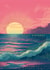Classic Birthday Card – Coastal Sunset created by Lola Design