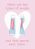 Funny Valentine's Day Card - Two Types Of People - Toothpaste created by Stuck Shop Gifts