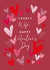 Classic Valentine's Day Card - For Wife - Love Heart Confetti created by SABIVO Design by Sabina