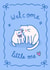 Cute New Baby Card - Welcome Little One - Cats - Baby Boy created by Wren & Wilson