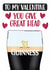 Cheeky Guinness Valentine's Card for Girlfriend created by Aussie Studios