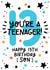 Cute 13th Birthday Card - For Son - You're A Teenager! created by Lyndsay Moon