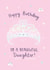 Pretty Birthday Card - Beautiful Daughter - Tiara created by Ohh Deer