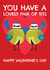 Funny Valentine's Day Card - Lovely Pair Of Tits created by AbiGoLucky