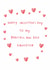 Cute Valentine’s Day Card - For Daughter - Beautiful created by HCD Illustration