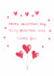 Romantic Valentine’s Day Card - For Wife - Beautiful Hearts created by HCD Illustration